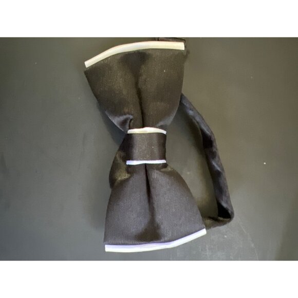 Mens Costume L Pinstripe Vest With Bow Tie Necktie Pocket Watch & Accessories - Picture 7 of 7